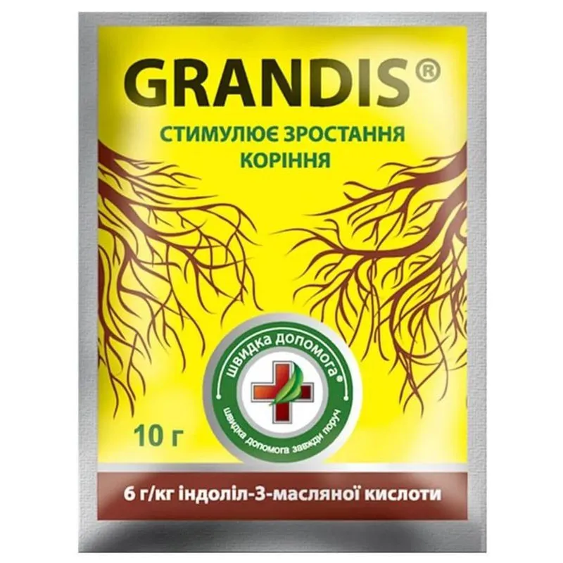 Удобрение Grandis Корневин, 10 г, 1595.002 купить недорого в Украине, фото 1