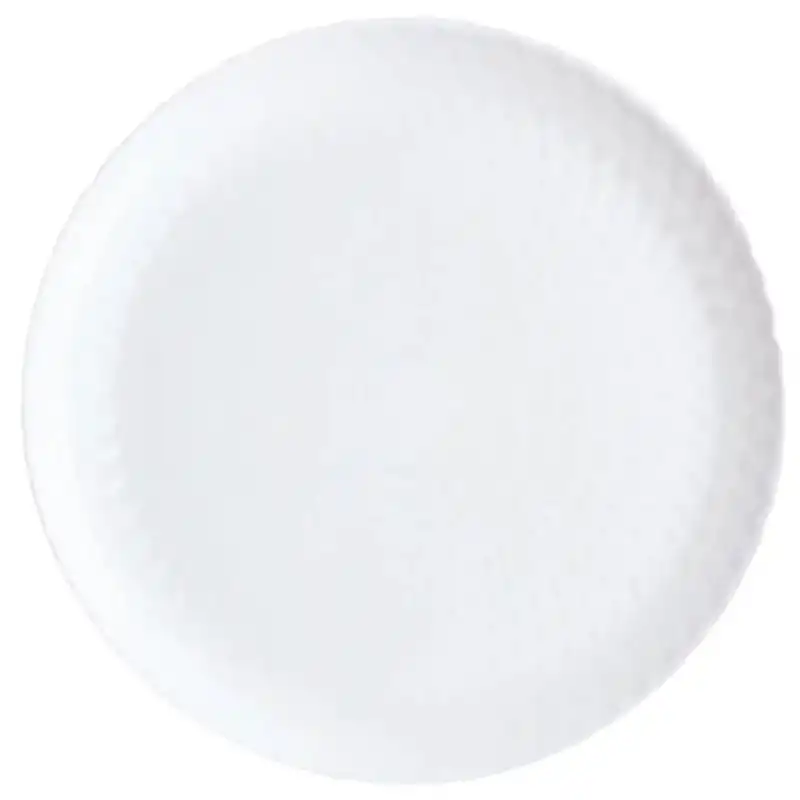 Тарелка обеденная Luminarc Pampille White, круглая, 25 см, 6711259 купить недорого в Украине, фото 1