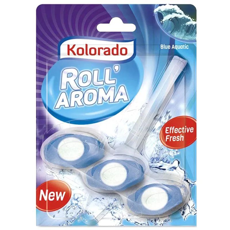Туалетный блок Kolorado Roll Aroma Blue Aquatic купить недорого в Украине, фото 1