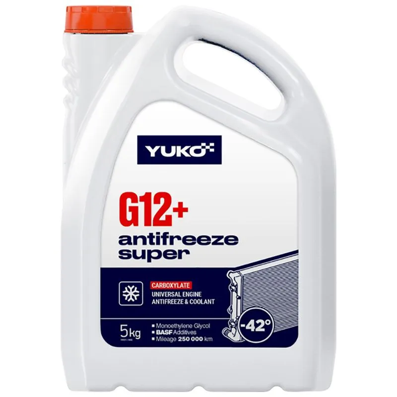 Антифриз Yuko Antifreeze -40 Super G12+, 5 л купить недорого в Украине, фото 1