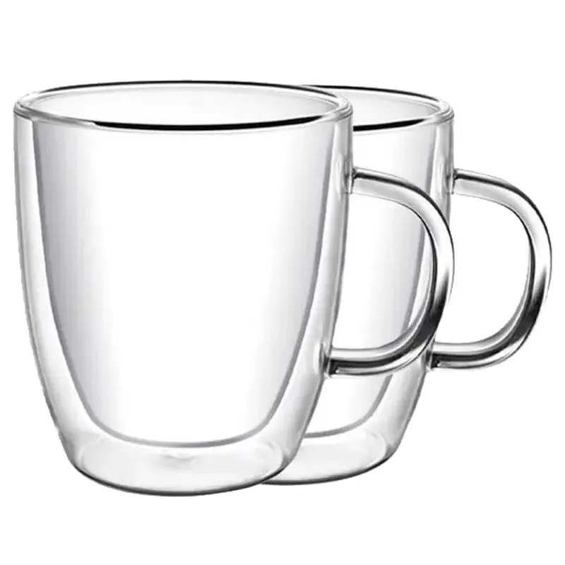 Набір чашок з подвійними стінками Con Brio, 2 шт, 350 мл, СВ8435-2 купити недорого в Україні, фото 2