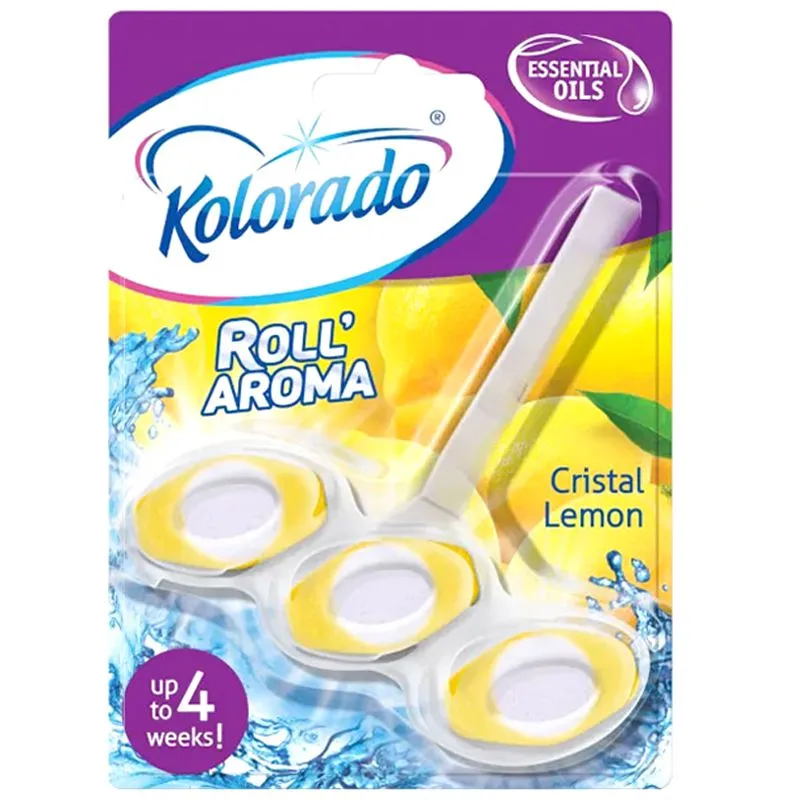 Блок туалетний Kolorado Roll Aroma Cristal Lemon купити недорого в Україні, фото 1