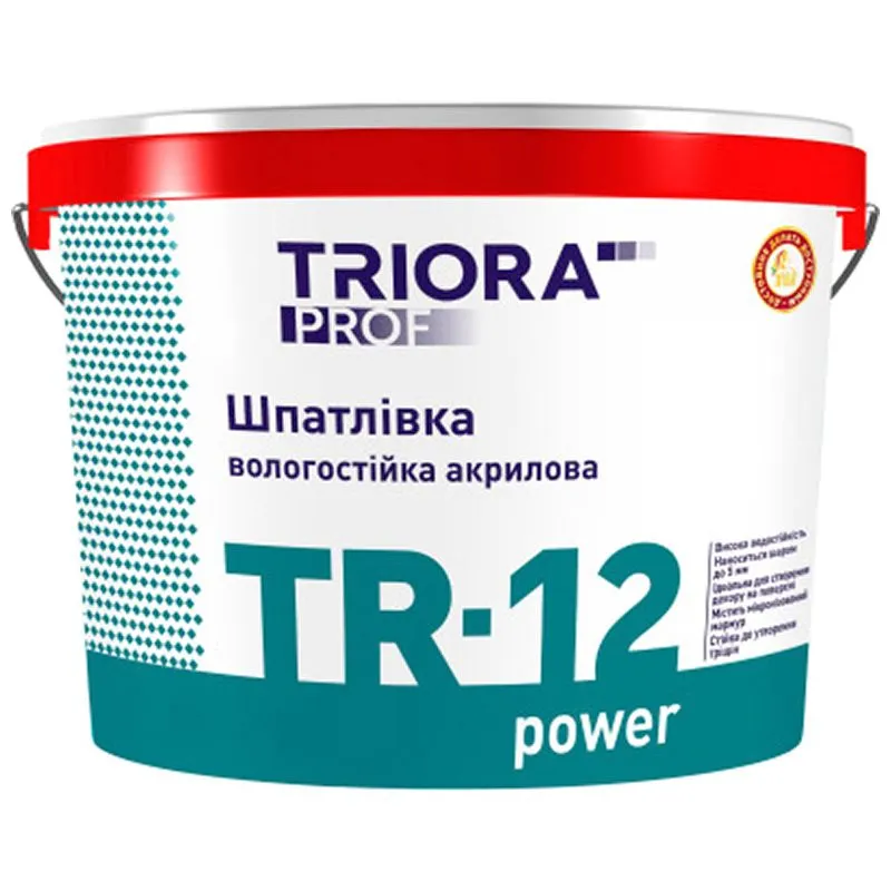 Шпаклівка Triora TR-12 power, 800 г купити недорого в Україні, фото 1