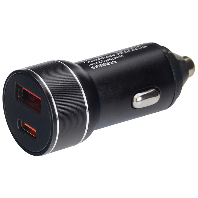 Зарядное устройство Voin C-36206, 30 Вт, 1хUSB 10 Вт, 1хPD 27 Вт, 12-24 В, фото 1 Зарядное устройство Voin C-36206, 30 Вт, 1хUSB 10 Вт, 1хPD 27 Вт, 12-24 В купить недорого в Украине, фото 1