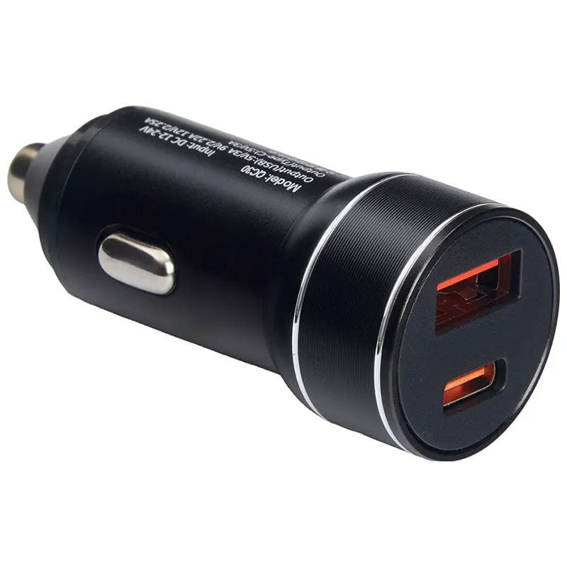 Зарядное устройство Voin C-36206, 30 Вт, 1хUSB 10 Вт, 1хPD 27 Вт, 12-24 В, фото 2 Зарядное устройство Voin C-36206, 30 Вт, 1хUSB 10 Вт, 1хPD 27 Вт, 12-24 В купить недорого в Украине, фото 2