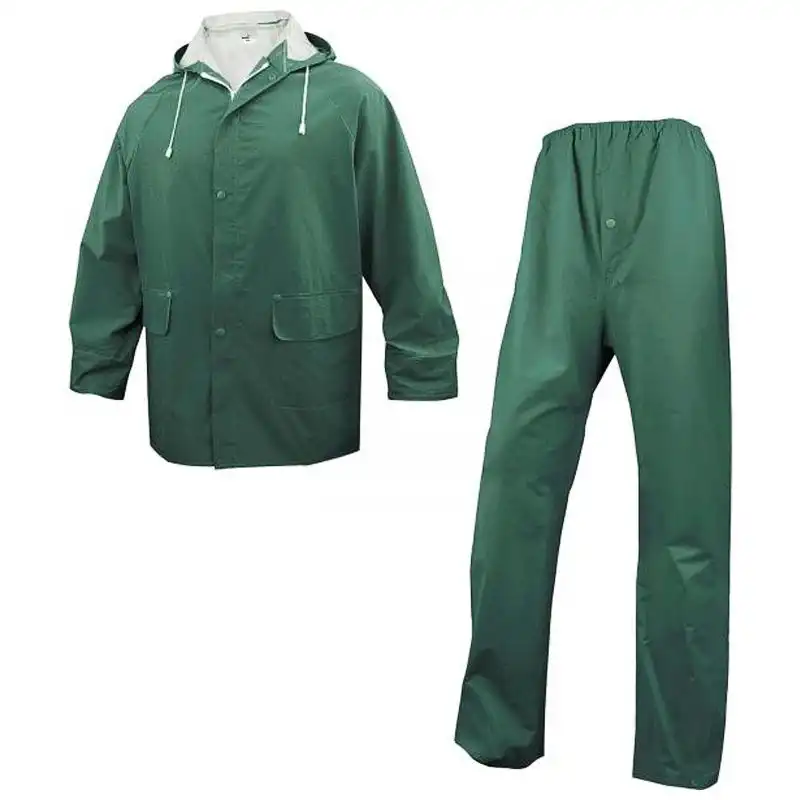 Захисний костюм від дощу Delta Plus EN304, XXL, зелений, EN304VEXX2 купити недорого в Україні, фото 1
