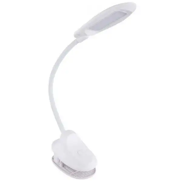 Лампа настільна світлодіодна на прищепці ELM Krokus, 7 Вт, 4000К, білий, 27-0000 купити недорого в Україні, фото 1