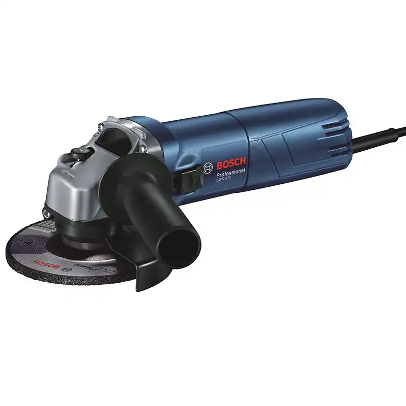 Шлифмашина угловая Bosch GWS 670, 670 Вт, 125 мм, 12000 об/мин, 0601375606 купить недорого в Украине, фото 1