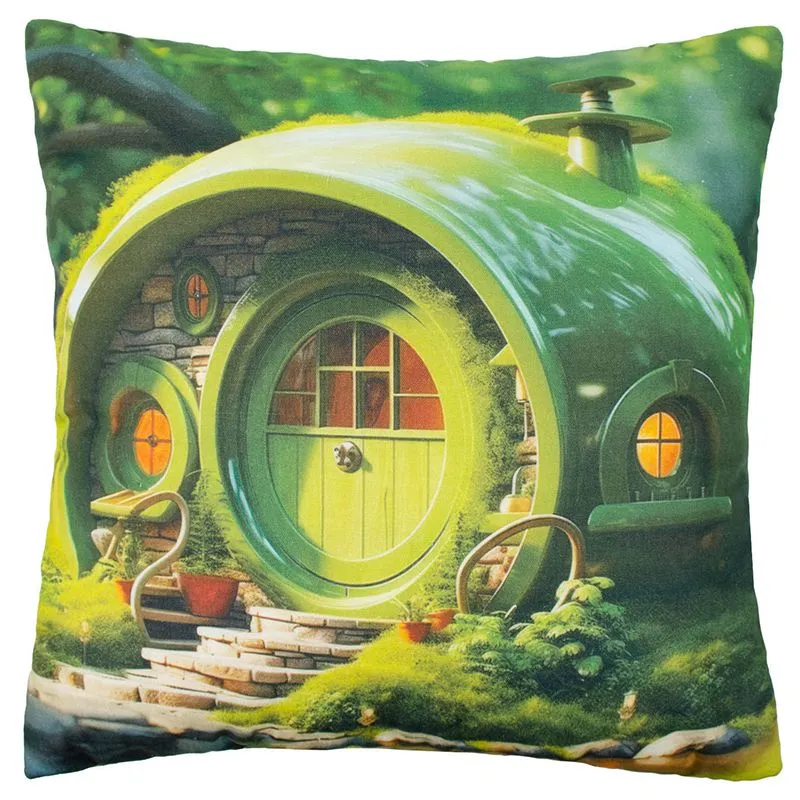 Подушка декоративна HomeLine Хатинка Хоббіта, 45х45 см, 189240 купити недорого в Україні, фото 1