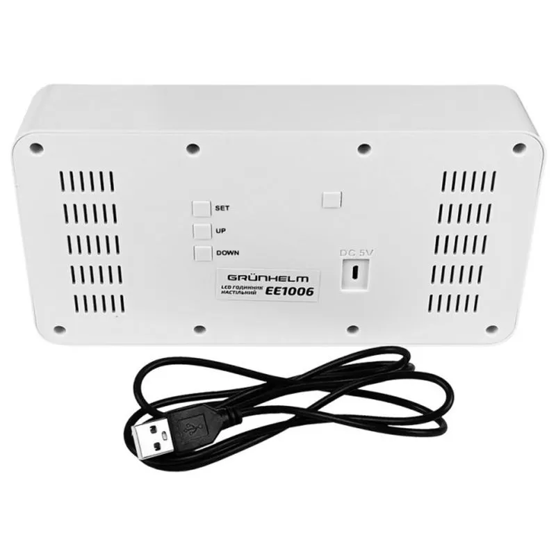 Годинник настільний Grunhelm LED - EE1006, 122438 купити недорого в Україні, фото 2