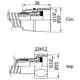 Шланг душовий Rubineta Con/Imp, 175 см, 600025B, фото 2 Шланг душовий Rubineta Con/Imp, 175 см, 600025B купити недорого в Україні, фото 2