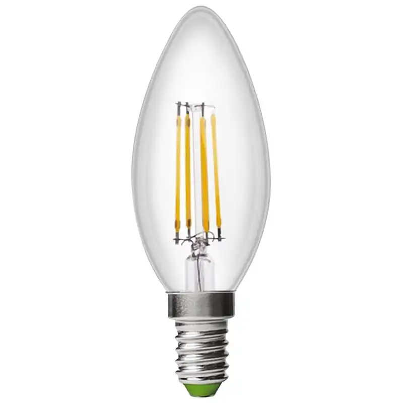 Лампа Eurolamp Filament Deco, 4W, CL E14, 3000K, MLP-LED-CL-04143(F) купити недорого в Україні, фото 1