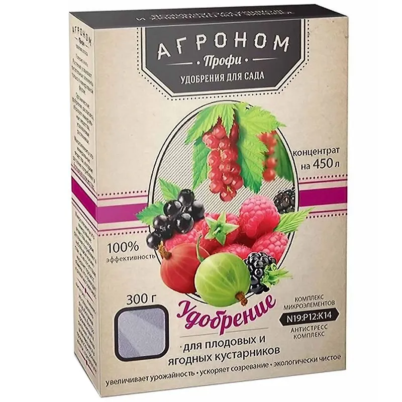 Добриво для плодових та ягідних Агроном Профі, 300 г купити недорого в Україні, фото 1