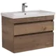 Тумба консольная Аква Родос Винтаж, 80 см + умывальник Frame, аликанте, АР000040259 купить недорого в Украине, фото 1