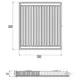 Радіатор Santerra, тип 11, 500x500х60 мм, 000104473 купити недорого в Україні, фото 2