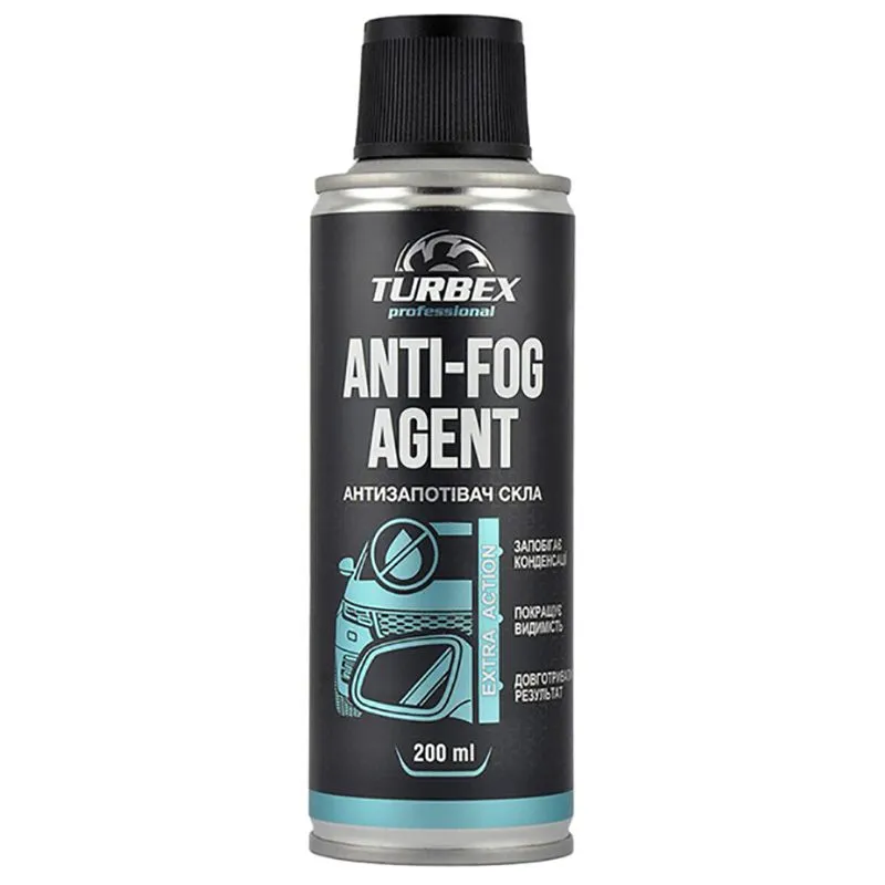 Антизапотеватель стекла Turbex Anti-Fog Agent, 200 мл, TR00181 купить недорого в Украине, фото 1