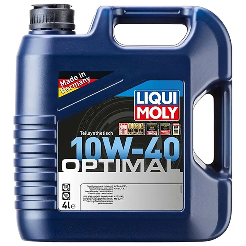 Моторна олива Liqui Moly Optimal 10w-40, 4 л, 3930 купити недорого в Україні, фото 1