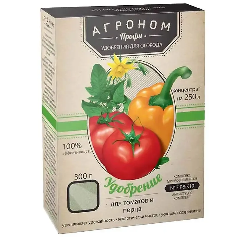 Добриво для томатів та перцю Агроном Профі, 300 г купити недорого в Україні, фото 1
