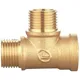 Тройник латунный Double-lin, 1/2x1/2x1/2", НР-НР-ВР, 78-178, фото 1 Тройник латунный Double-lin, 1/2x1/2x1/2", НР-НР-ВР, 78-178 купить недорого в Украине, фото 1