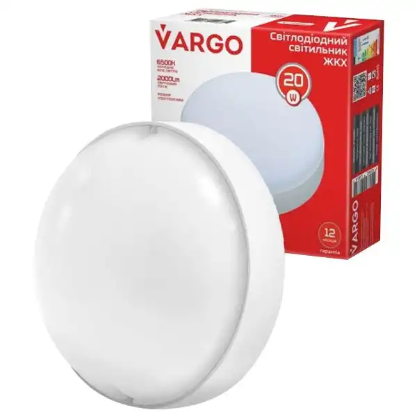 Світильник круглий LED Vargo, 20 Вт, V-111861 купити недорого в Україні, фото 1