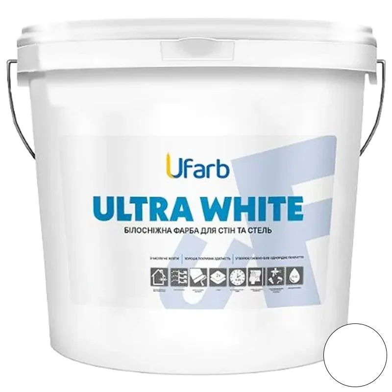 Краска Kolorit UFarb Ultrawhite, 14 кг купить недорого в Украине, фото 1