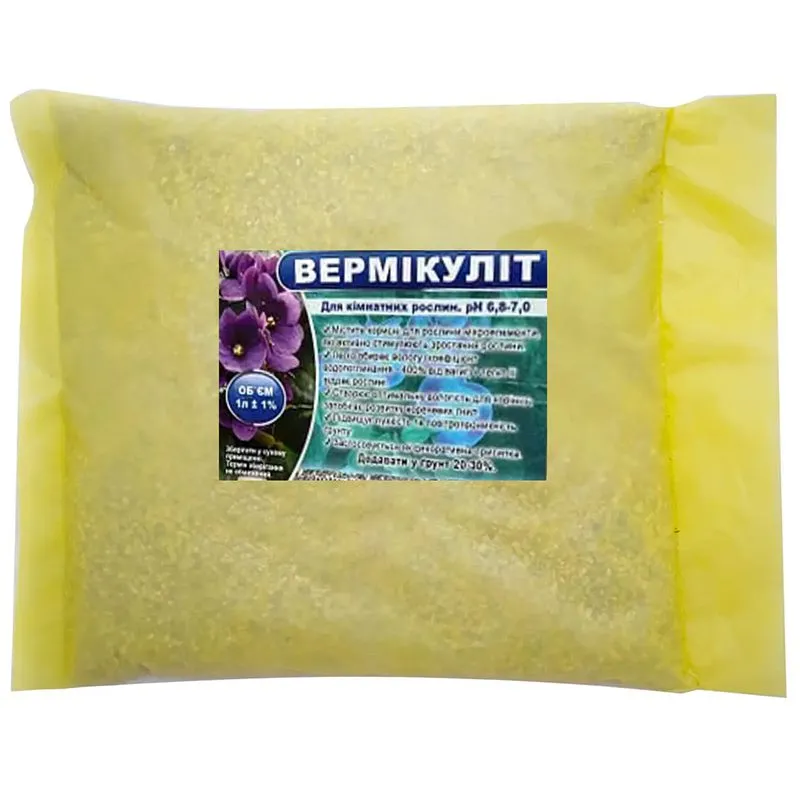 Вермикулит Укрвермикулит, 1 л купить недорого в Украине, фото 1