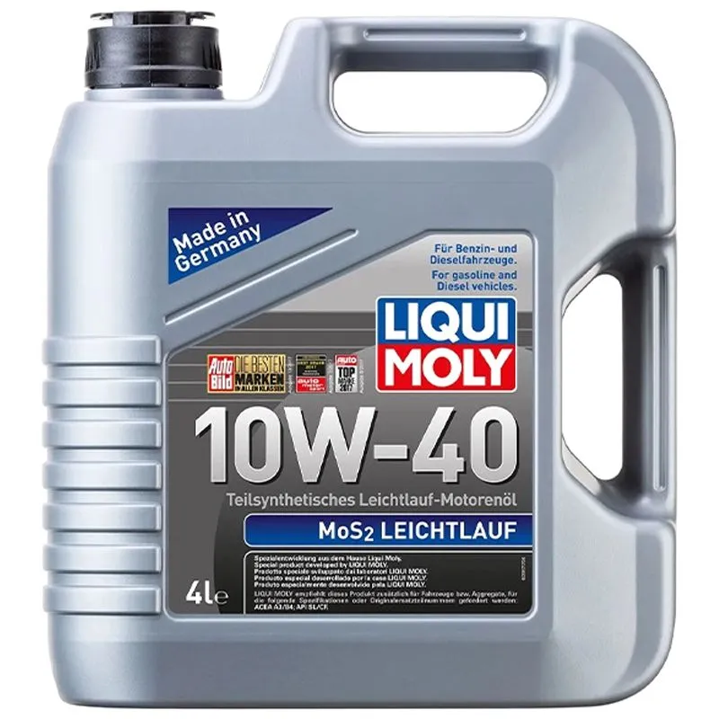 Моторное масло Liqui Moly MoS2 LEICHTLAUF 10W-40HD, 4 л, 6948 купить недорого в Украине, фото 1