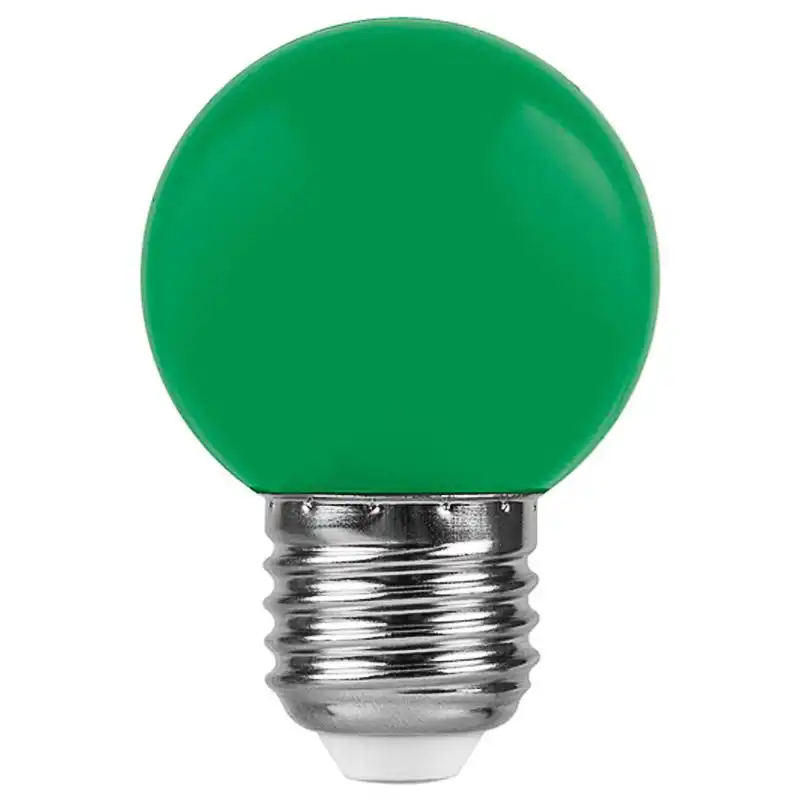 Лампа Feron LB-37 G45, 1W, E27, зелена, 4584 купити недорого в Україні, фото 2