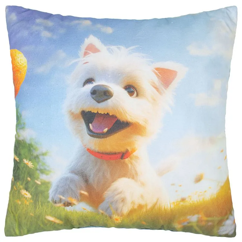 Подушка декоративна HomeLine  Песик Тер'єр, 45х45 см, 189237 купити недорого в Україні, фото 1