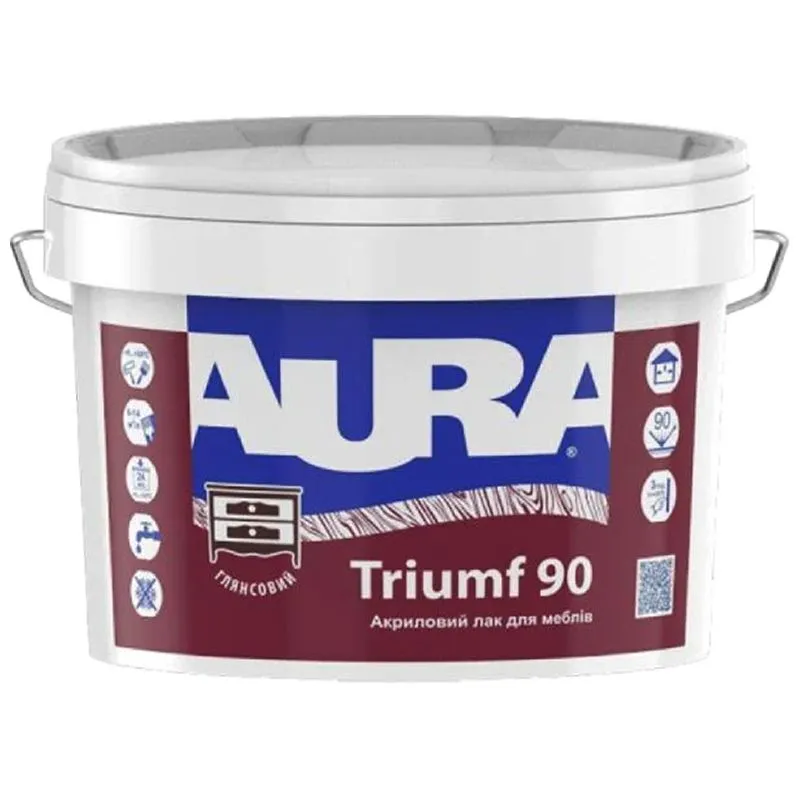 Акриловый лак Aura Triumf 90, 2,5 л купить недорого в Украине, фото 1