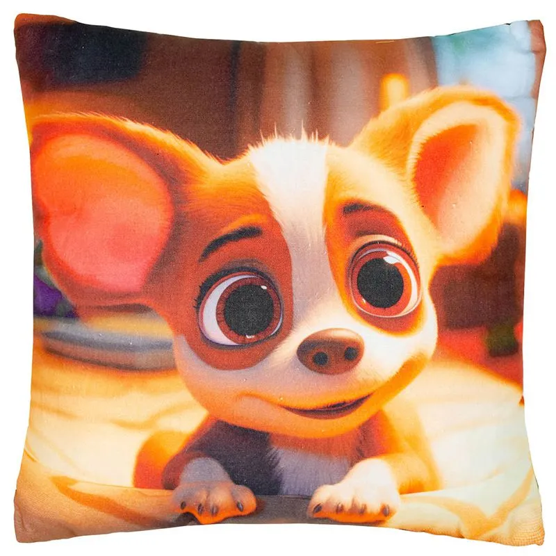 Подушка декоративна HomeLine Песик Коргі, 45х45 см, 189219 купити недорого в Україні, фото 1