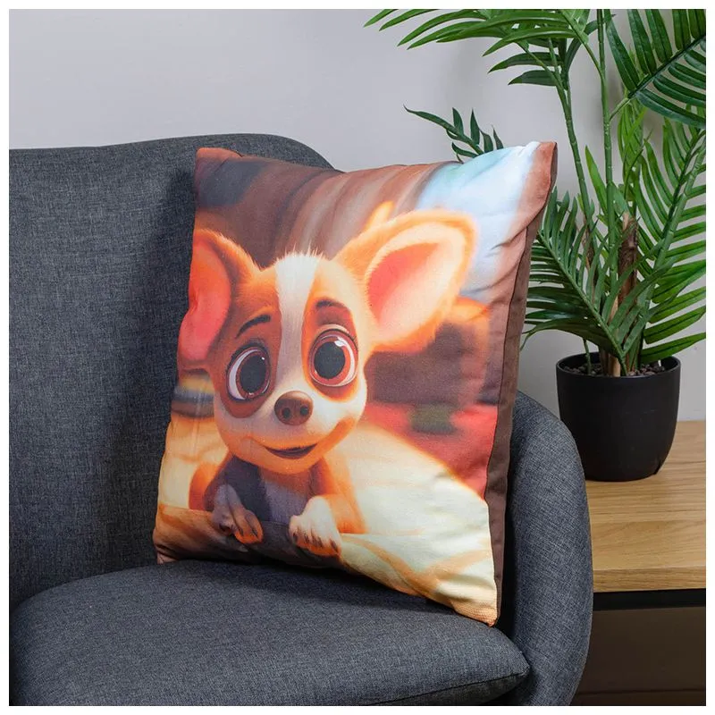 Подушка декоративна HomeLine Песик Коргі, 45х45 см, 189219 купити недорого в Україні, фото 2