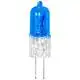 Лампа галогенная Feron JC 20W, 12V, G4.0 Super white blue купить недорого в Украине, фото 1