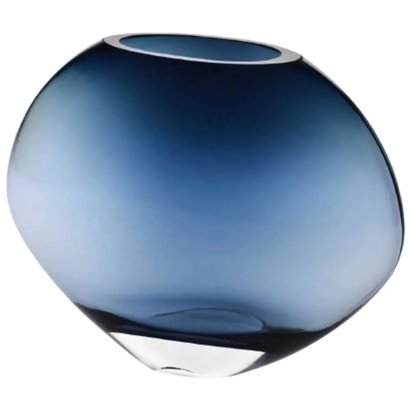 Ваза Krosno Casual, 21 см, синій, 925561 купити недорого в Україні, фото 1
