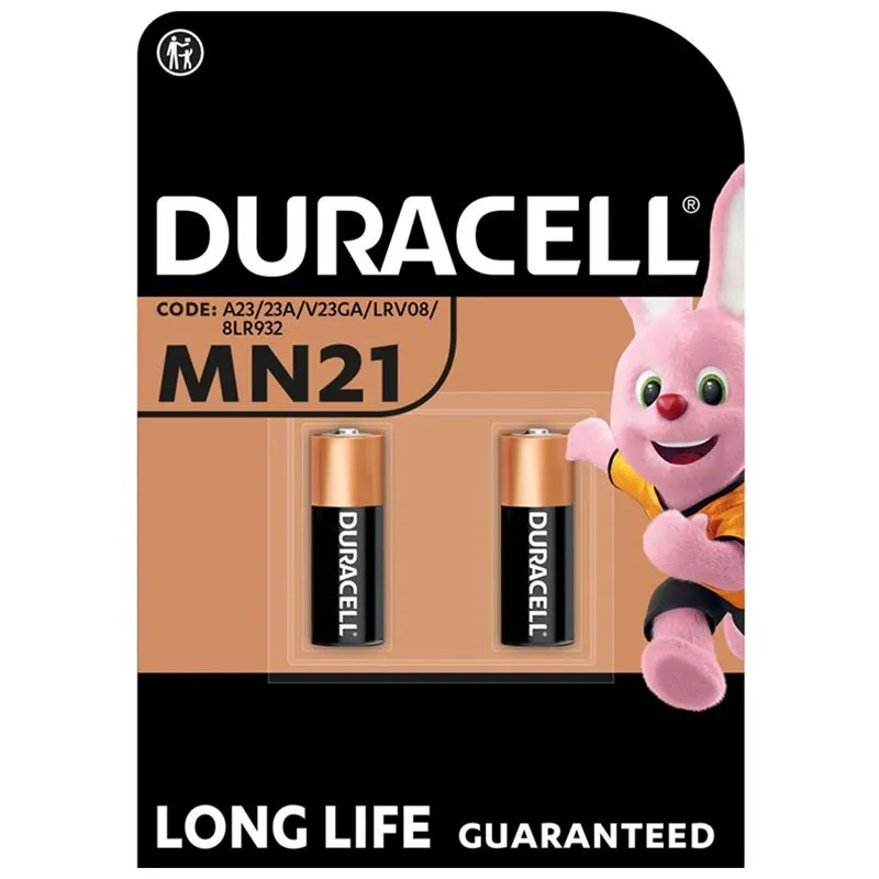 Батарейки лужні Duracell MN21, 12 В, 2 шт, 5007812 купити недорого в Україні, фото 1
