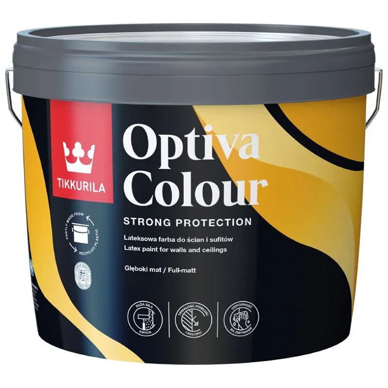 Фарба водорозчинна Tikkurila Optiva Colour Базіс А, 2,7 л купити недорого в Україні, фото 1