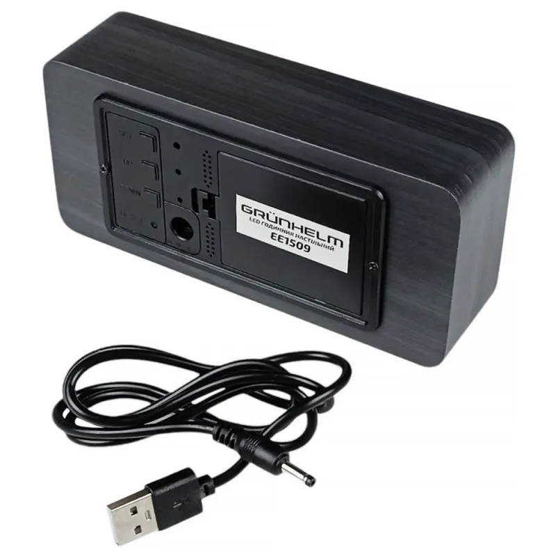 Годинник настільний Grunhelm LED - EE1509, 122442 купити недорого в Україні, фото 2