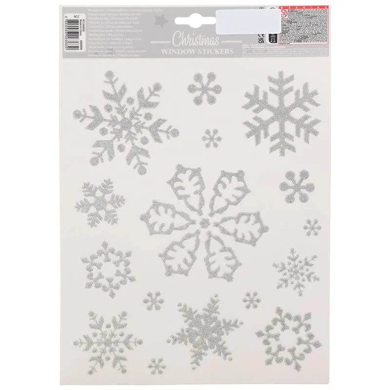 Наклейка на окно Koopman Снежинка, 30х42 см, BCC711060 купить недорого в Украине, фото 1