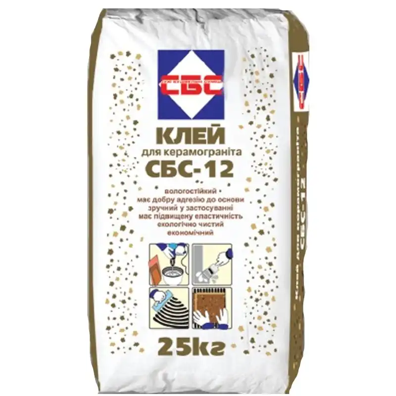 Клей СБС-12, 25 кг купити недорого в Україні, фото 1