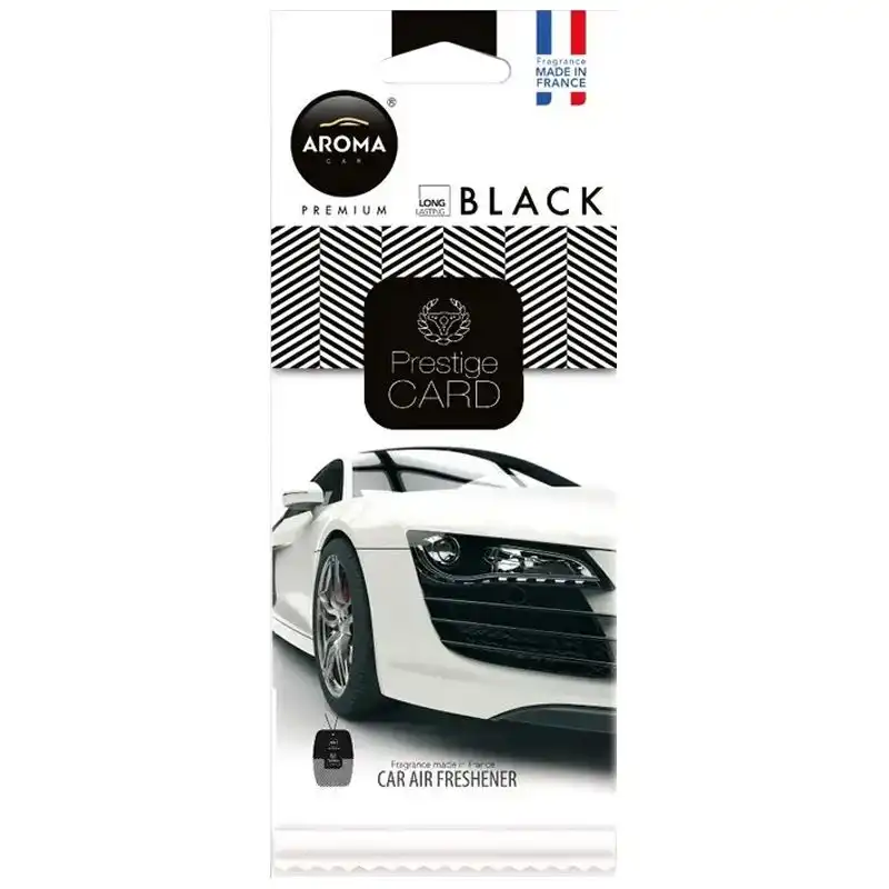 Ароматизатор Aroma Car Prestige Card Black, 926644 купити недорого в Україні, фото 1