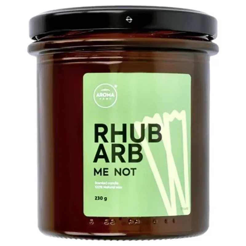 Свічка ароматична Aroma Home Modern Fruits Ревінь, 230 г купити недорого в Україні, фото 1