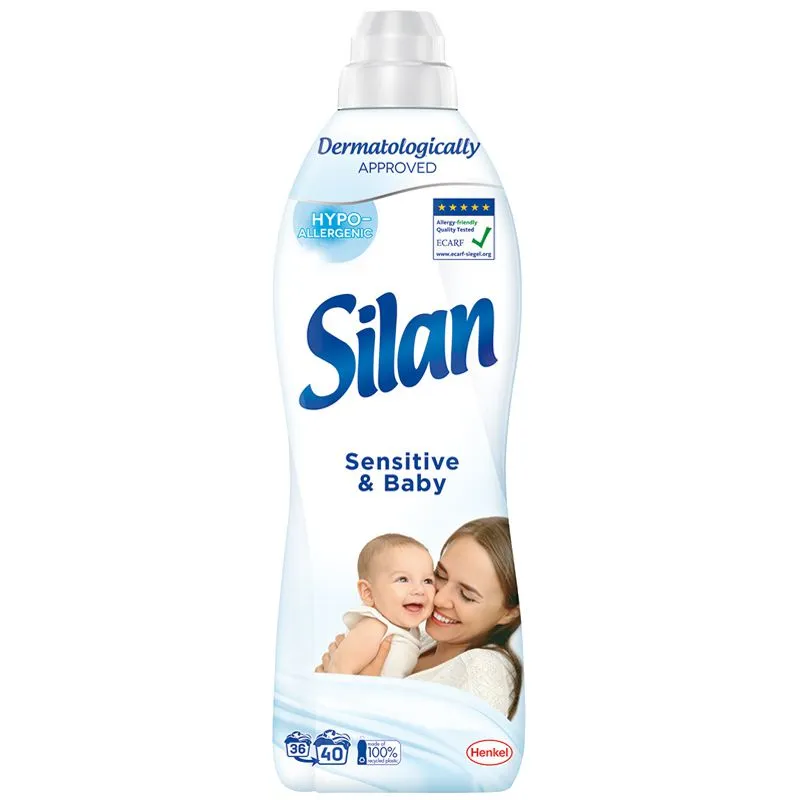 Пом'якшувач для білизни Silan Sensitive & Baby, 880 мл купити недорого в Україні, фото 1