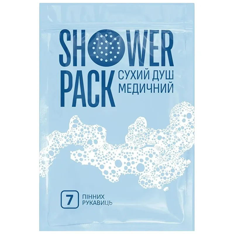 Сухой душ медицинский Shower pack, 7 шт купить недорого в Украине, фото 1