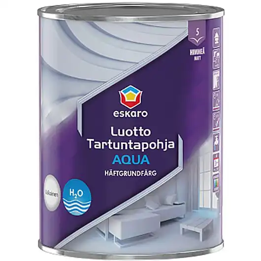 Ґрунтувальна фарба адгезійна Eskaro Luotto pohja Aqua, 0,45 л купити недорого в Україні, фото 1
