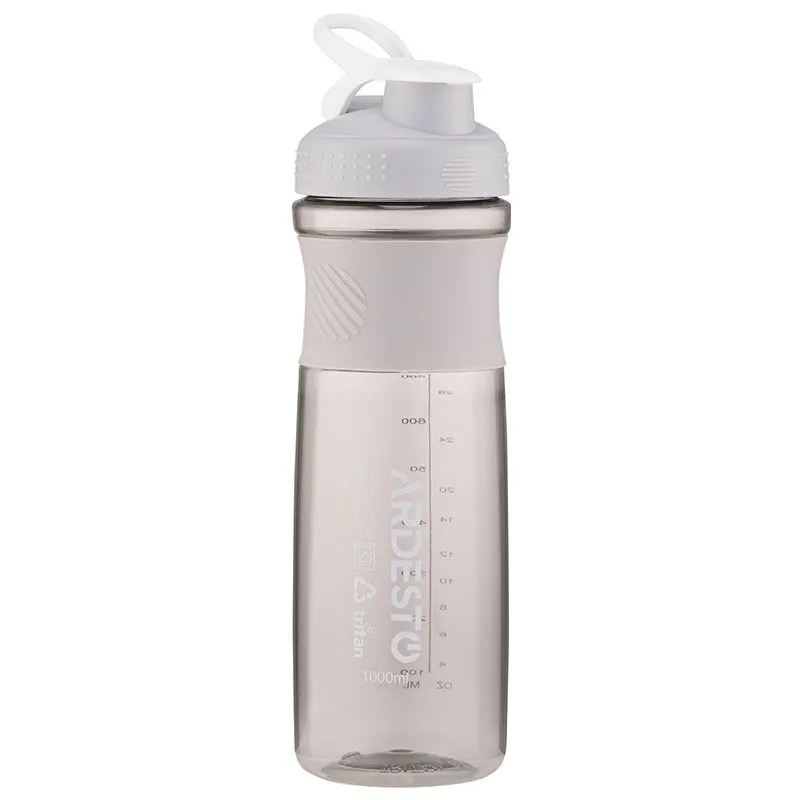 Бутылка для воды Ardesto Smart bottle, 1 л, серый, AR2204TG купить недорого в Украине, фото 1