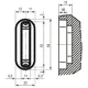 Ответная планка AGB Polaris B024020593, черный, 45260 купить недорого в Украине, фото 2