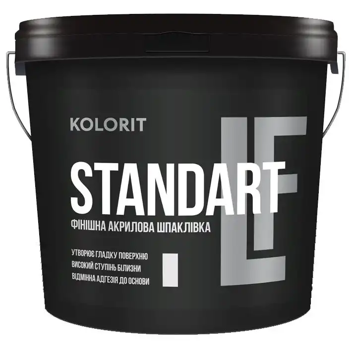 Шпаклівка фінішна Kolorit Standart LF, 17 кг купити недорого в Україні, фото 1