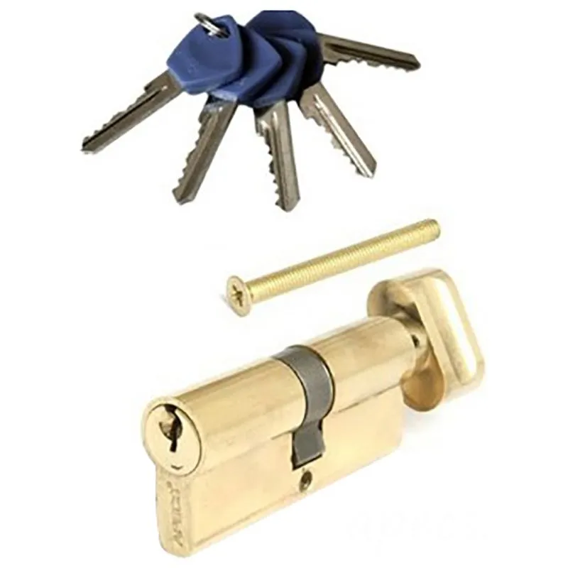 Циліндр ключ-вороток Apecs EC-70-C-G, 35х35 мм, золото, 00018854 купити недорого в Україні, фото 1