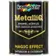 Емаль акрилова MetalliQ Kompozit, 0,9 кг, срібло купити недорого в Україні, фото 1