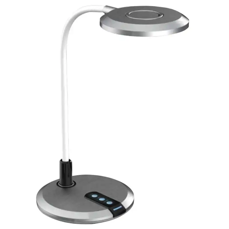 Лампа настільна Feron DE1731 LED, 8 Вт, срібло, 6889 купити недорого в Україні, фото 54443